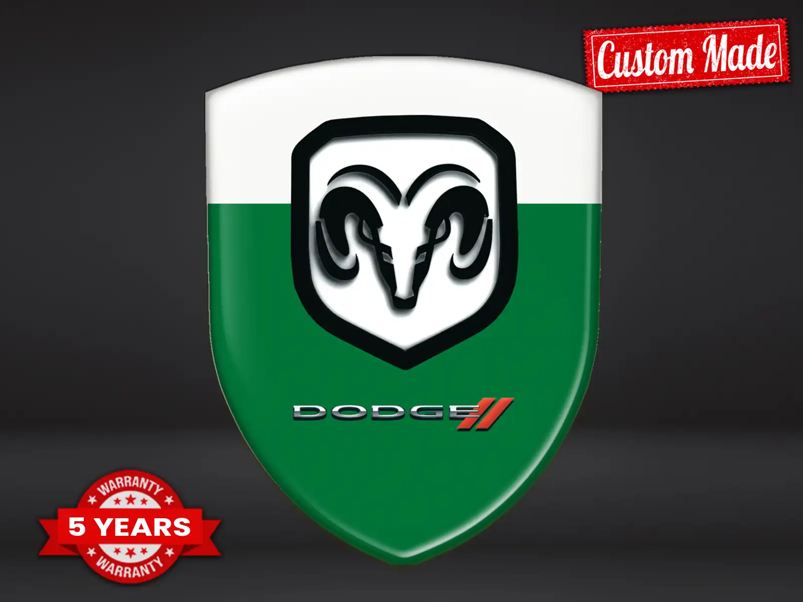 Dodge Logosticker Auto Robust Hochwertig Professionell